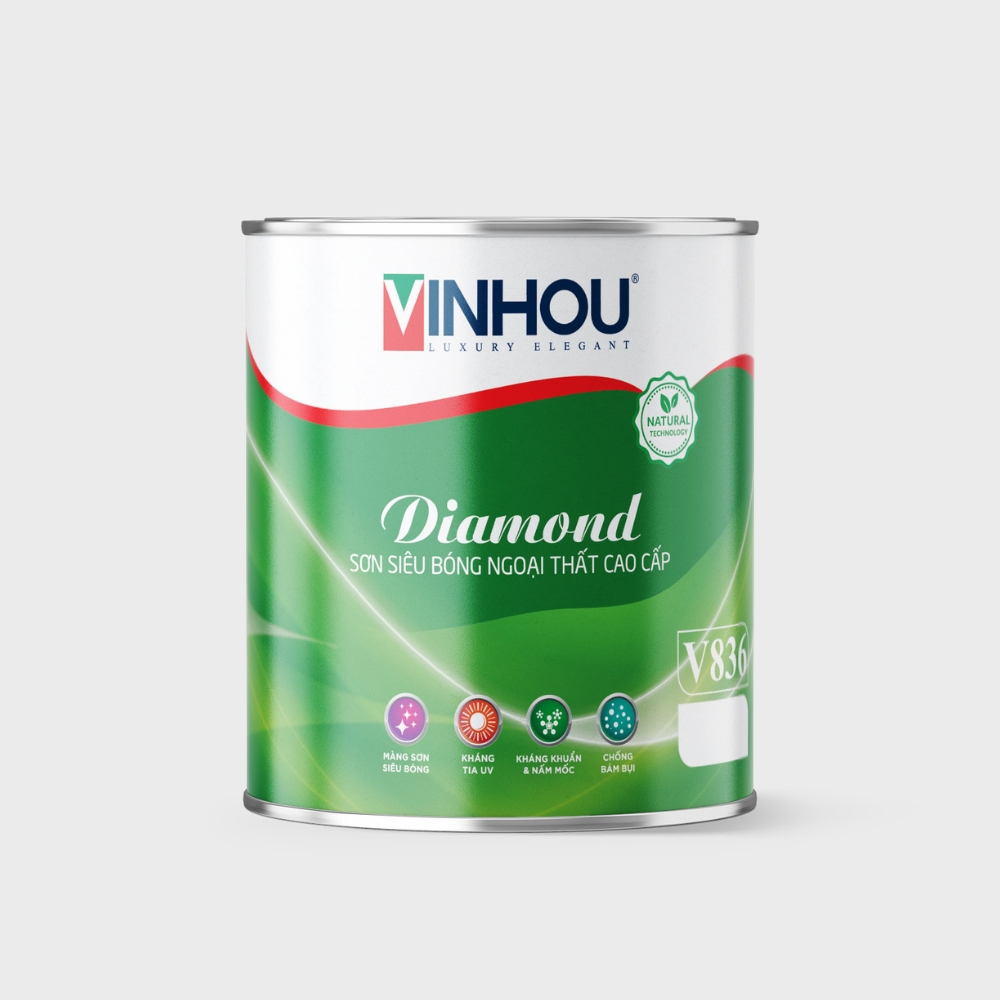 Sơn siêu bóng ngoại thất cao cấp 1L - V 836